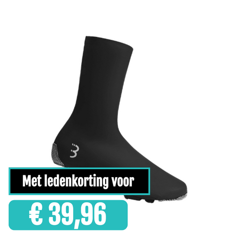 BBB overschoenen RaceFlex zipperless zwart BEAT Cycling Shop