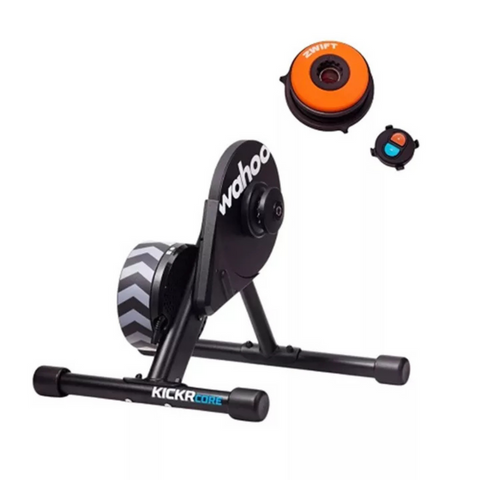 KICKR Core met Zwift cog/click